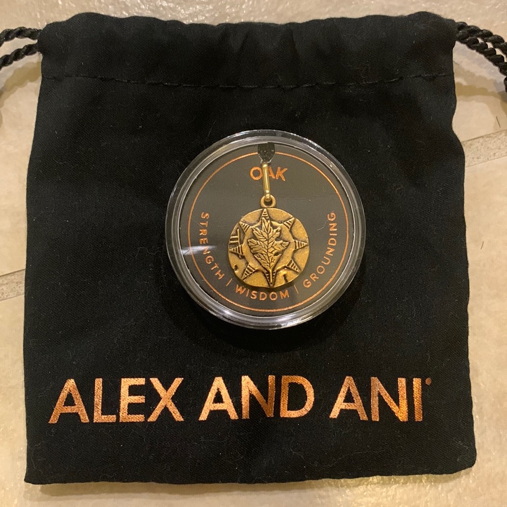 Alex and Ani pendant charm - Oak